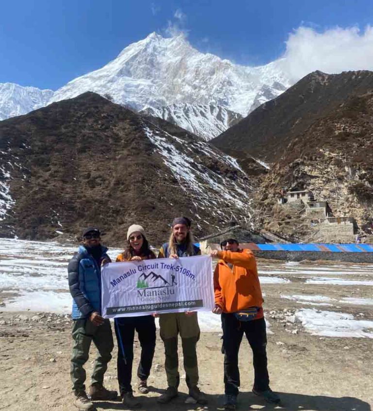 Manaslu Guides Nepal at Pungyen Gompa, 14 Days Manaslu Circuit Trek
